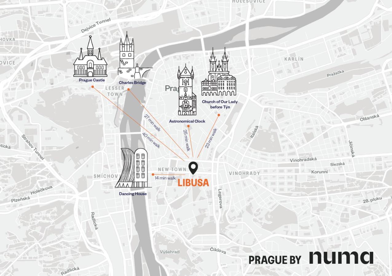 Numa I Libusa Apartments Prague Luaran gambar